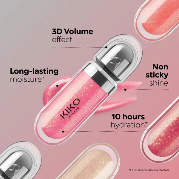 KIKO MILANO – 3D Hydra Lipgloss  كيكو ميلانو – ملمع الشفاه 3D هيدرا